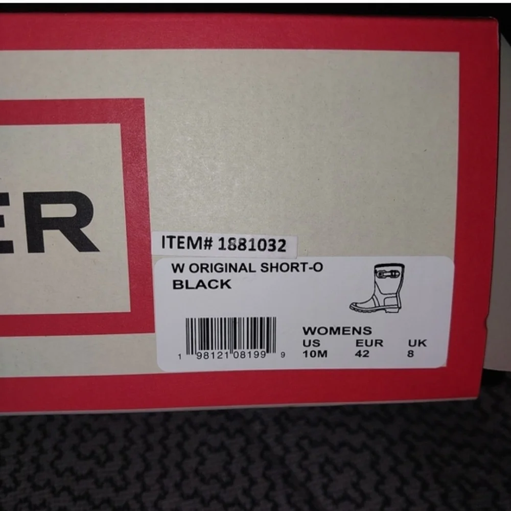 Hunter Men's‎ Black Rain Boots